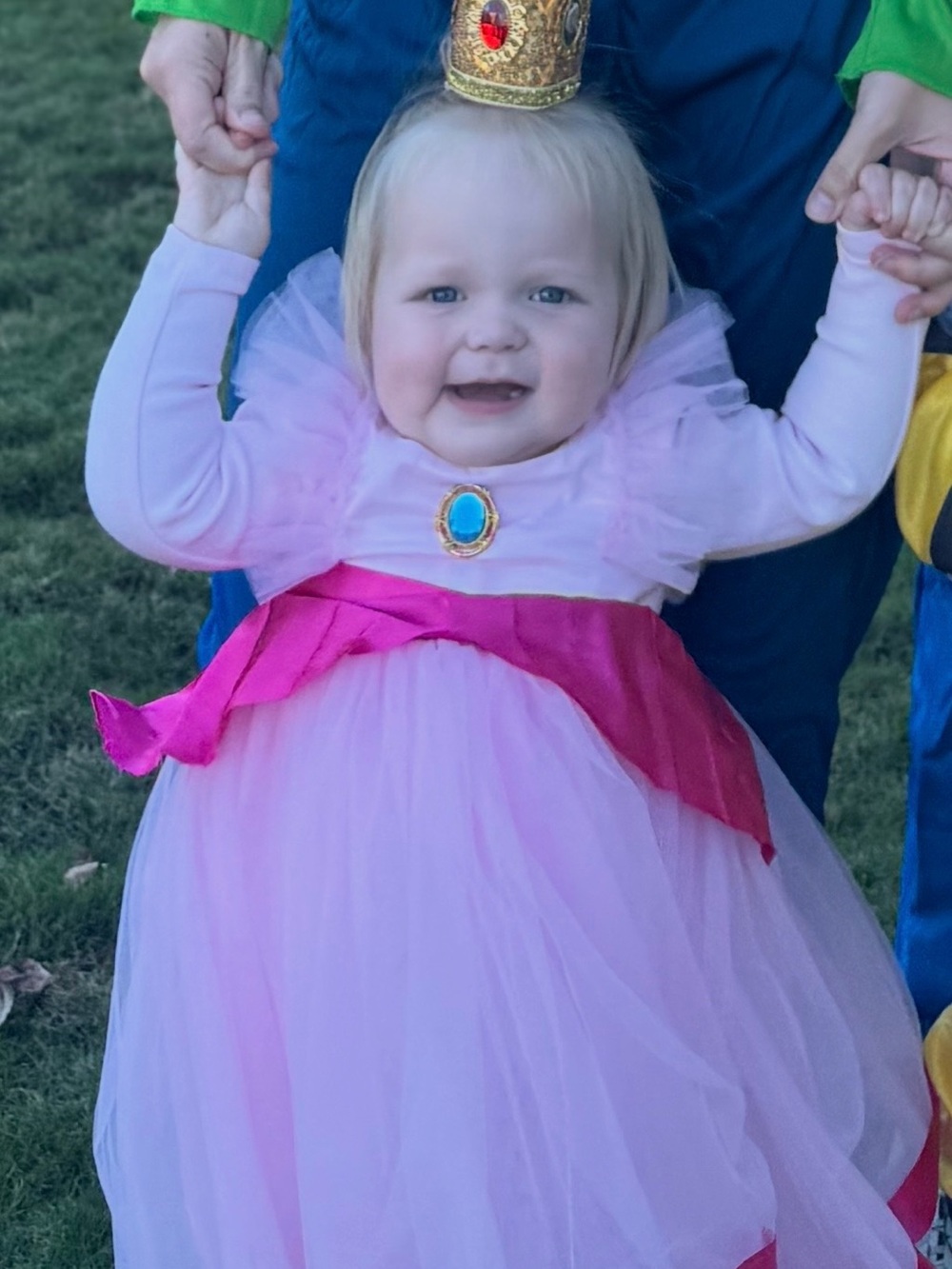 Pink Princess Peach Super Mario 18-24  Dress Costume   - Kids